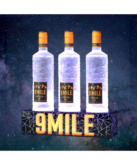 9 Mile Vodka Bottle Glorifier für 3 Flaschen