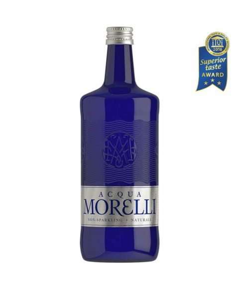 Acqua Morelli non sparkling, stilles Wasser in der 0,75l Glasflasche.