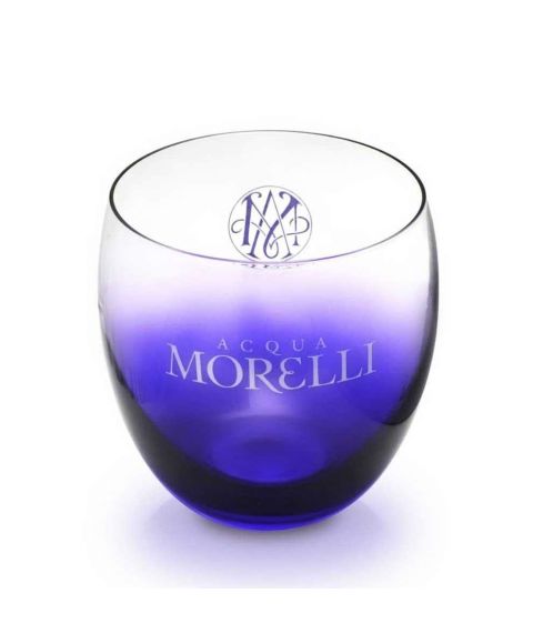 Acqua Morelli Leonardo Glas mit blauem Farbverlauf 