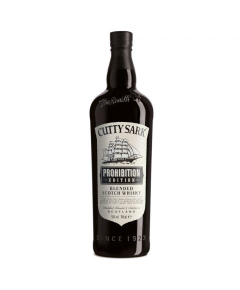 Cutty Sark Blended Whisky Prohibition Edition in 700ml schwarzer Flasche