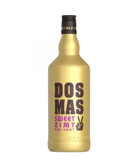 DOS MAS Mex Shot in einer goldenen 3l Flasche, der Hingucker auf jeder Party.