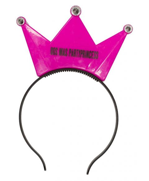 DOS MAS KRONE Party princess pink mit Edelsteinen
