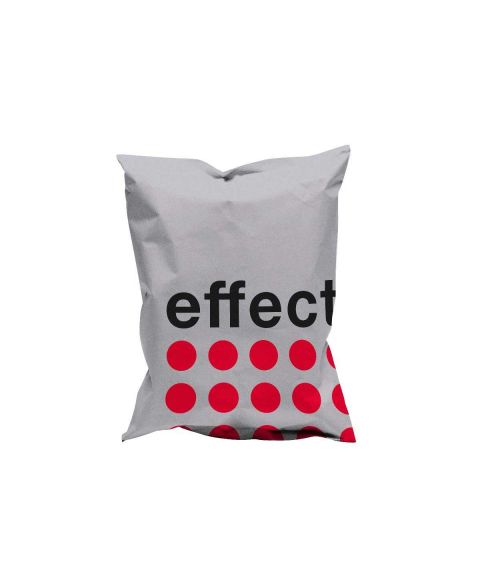 effect® Sitzsack Classic in silber und rot.