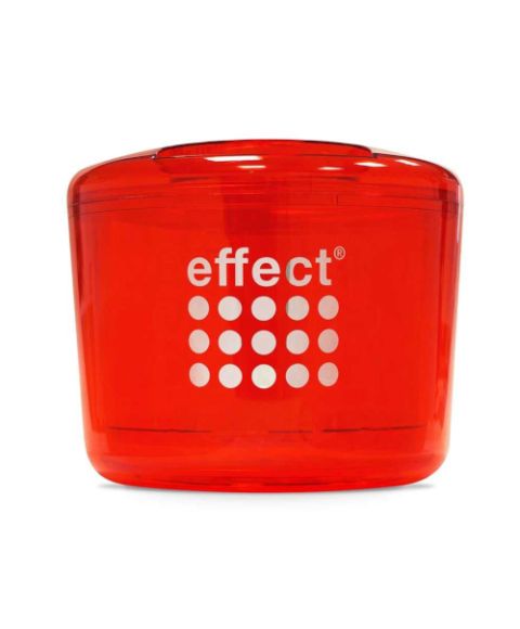 effect energy Ice Box mit Tropfschale in rot