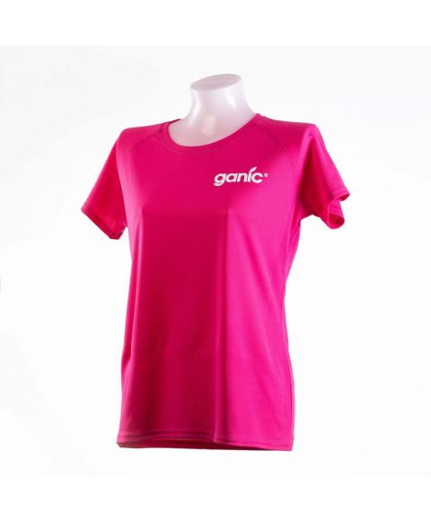 Ganic vitamin water Sportshirt pink atmungsaktiv Vorderseite