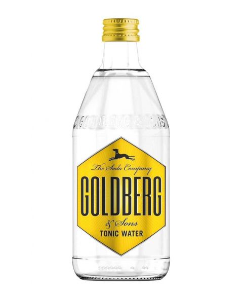 Goldberg Tonic Water in 0,5l Glasflasche.
