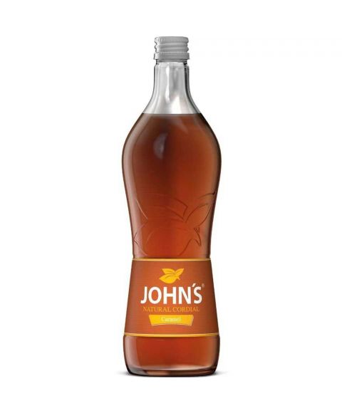 Johns Karamell Sirup zum Cocktail mischen in 0,7l Glasflasche