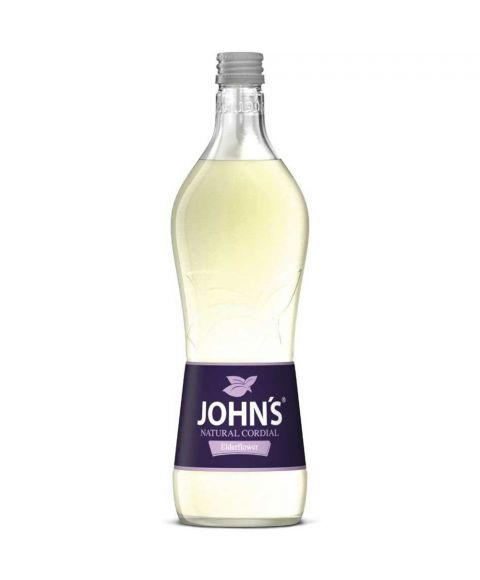 Johns Holunderblüte zum Cocktail mischen in 0,7l Glasflasche