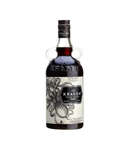 Kraken black spiced Rum in cooler 0,7l Kraken Rum Flasche
