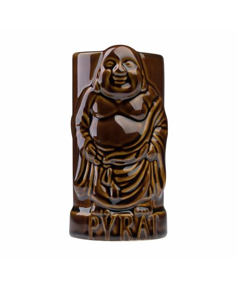Pyrat Rum Keramik Tiki Mug Becher Sonderpreis Restposten 400ml Füllvolumen mit Budda auf der Vorderseite