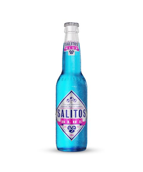 Salitos Blue Blau fruchtweinhaltiger Cocktail Mischgetränk 0,33l Glas Flasche
