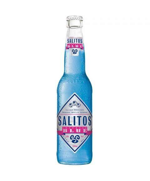 Salitos Blue Blau fruchtweinhaltiger Cocktail Mischgetränk 0,33l Glas Flasche