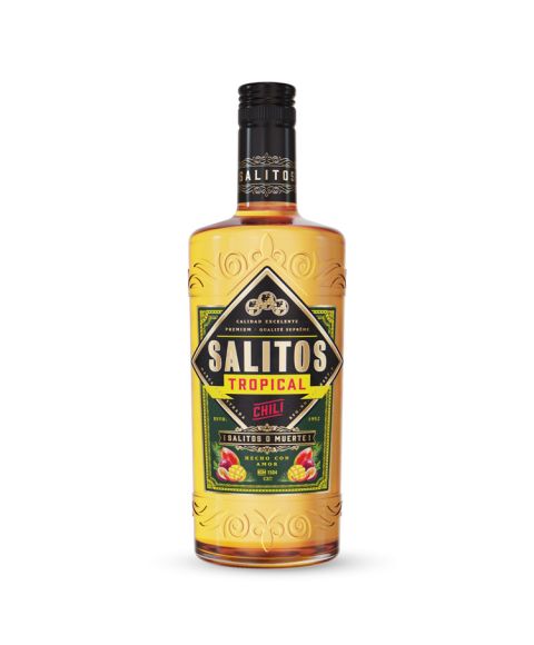 SALITOS TROPICAL CHILI Likör mit Tequila. Mango und Maracuja.