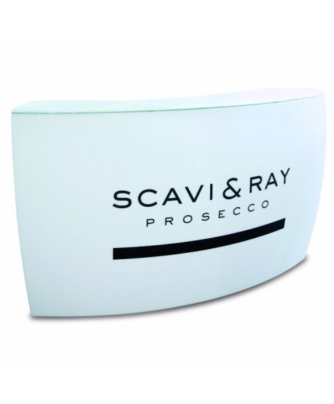 Beleuchtete LED Corner Bar mit Scavi & Ray Logo