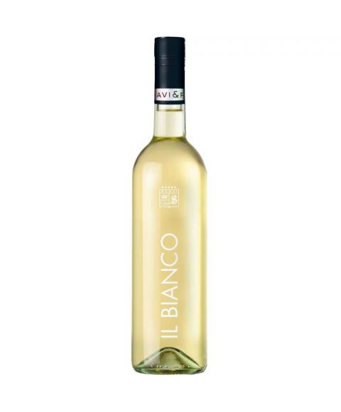 SCAVI & RAY Il Bianco Weißwein in neuer 0,75l Glasflasche mit silbernen Akzenten