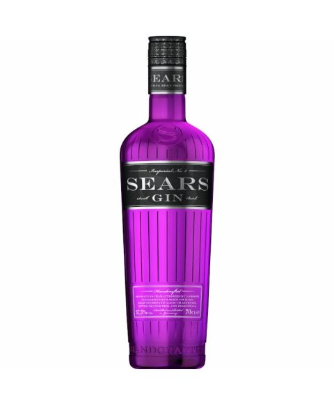 Sears Premium Gin 700ml mit 37,5% Alkohol in lila Boston Flasche