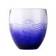 Acqua Morelli Premium Wasserglas mit blauem Farbverlauf und Logo-Embossing