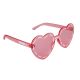 Dos Mas party glasses. Festival und Parties. Pink. Herzform