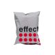 effect® Sitzsack Classic in silber und rot.