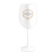 SCAVI & RAY Luxus Ice Prestige Prosecco Glas in weiß mit goldenem Logo