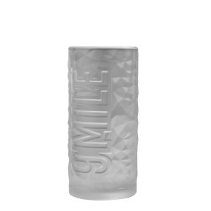 9 MILE Highball Glas frosted - Glas für Longdrinks im Milchglas Design Seitenansicht
