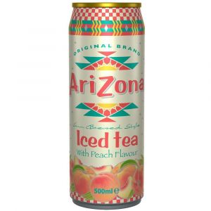 AriZona Iced Tea Peach in einer 0,5l Dose. 