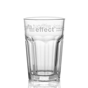 effect® Longdrinkglas transparent mit effect Logo
