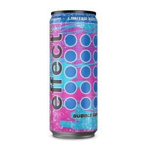 effect energy Drink mit Bubble Gum Geschmack in 330ml Dose lila blau