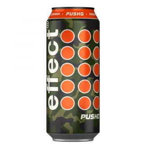 effect® PUSHD coole Camouflage 0,33l Dose +50% Inhalt und Geschmack der anzieht.