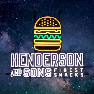 Henderson & Sons Reklameschild LED Burger Leuchtreklame LED Sign Leuchtschild