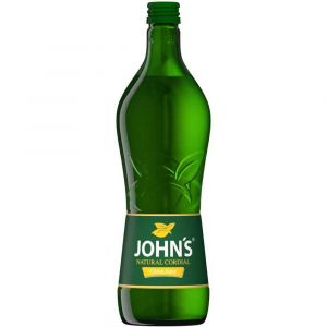 Johns Zitronensirup für Cocktail mischen in 0,7l Glasflasche