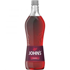 Johns Grenadinen Sirup in 0,7l Glasflasche zur Cocktail Zubereitung