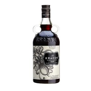 Kraken black spiced Rum in cooler 0,7l Kraken Rum Flasche