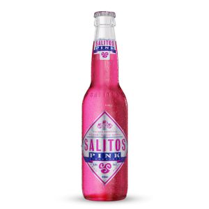 Salitos Pink Strawberry - pinkes Getränk mit Erdbeer Geschmack in der 330ml Einwegflasche