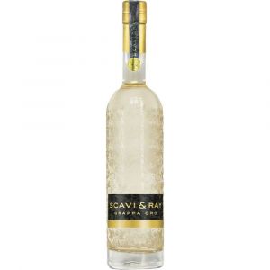 SCAVI & RAY Grappa Oro (Gold) in schöner 0,7l Flasche 