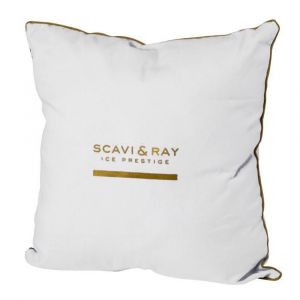 Scavi & Ray Ice Prestige Kissen in weiß gold